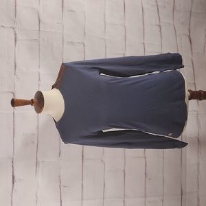 Lauren Ralph Lauren Elbow Patch Long Sleeve Tee